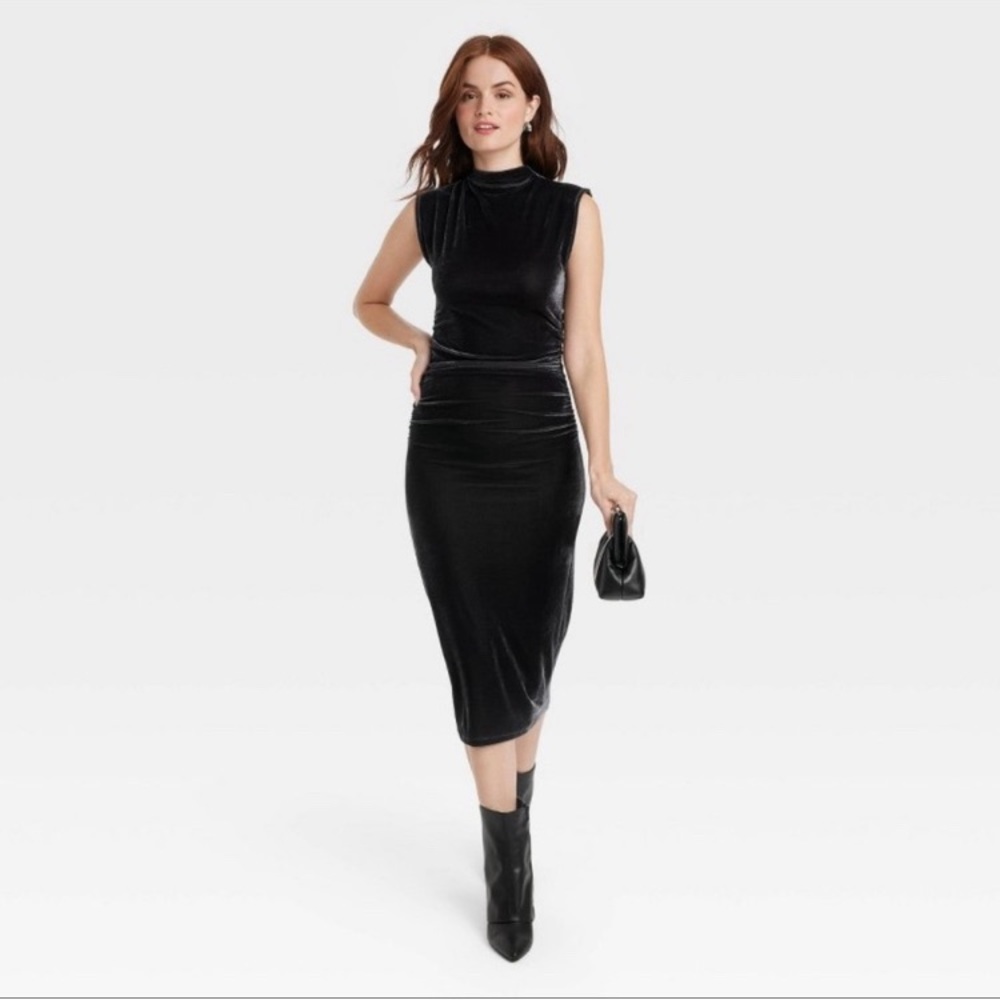 Velour Dress